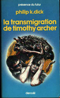 Cover of La Transmigration de Timothy Archer