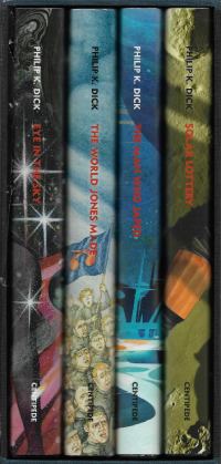 This books is part of a boxed set of four PKD novels including the Man Who Japed, Solar Lottery, Vulcan's Hammer and the World Jones Made